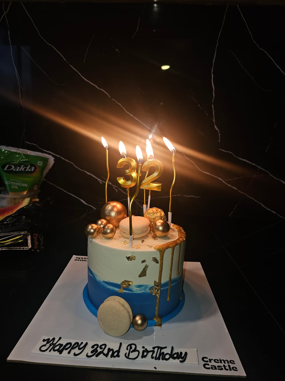 Customer photo review of Cake for First Wedding Anniversary