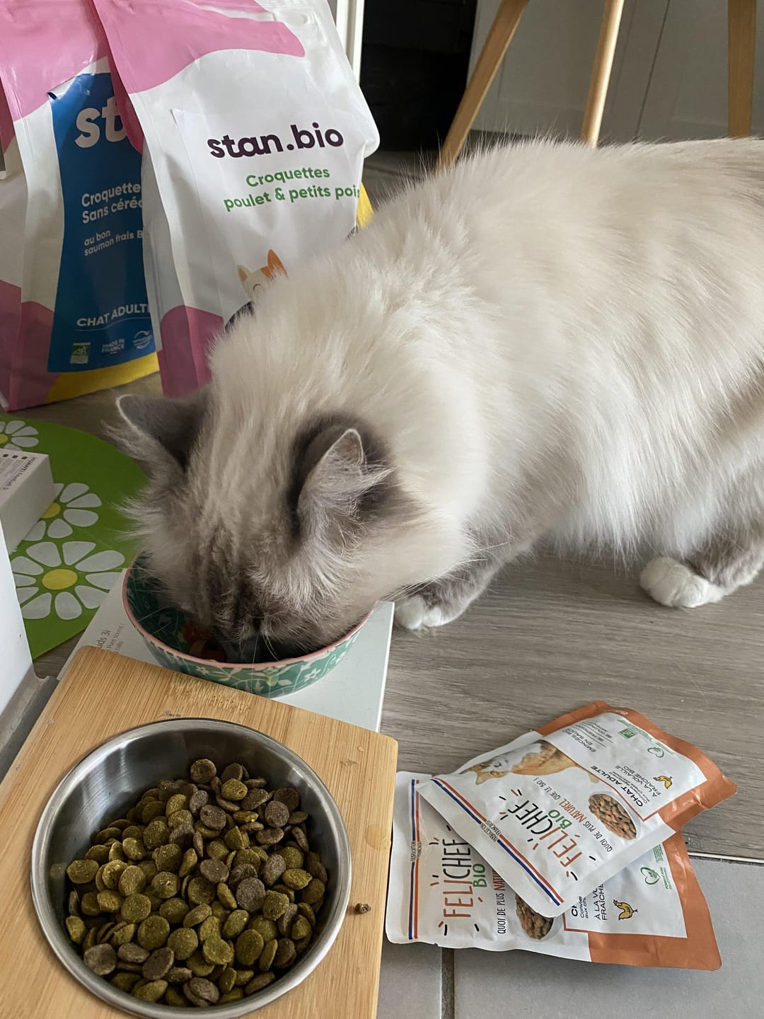 Customer photo review of Émincés Volaille & Légumes - Chat