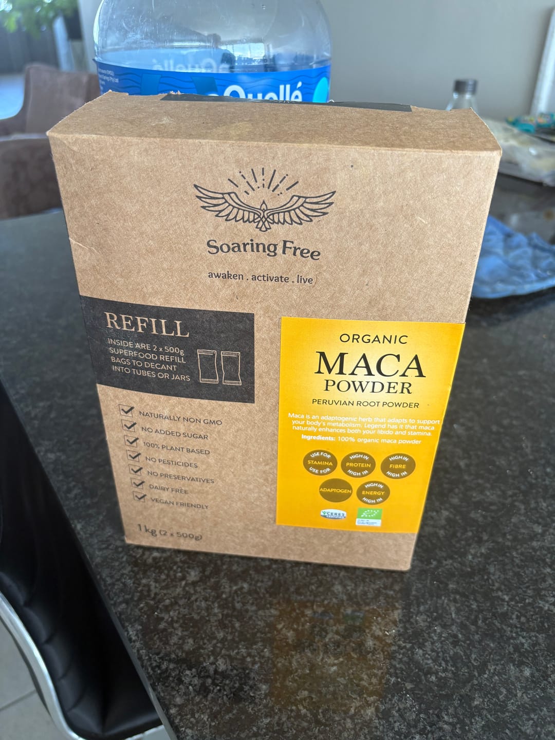 Customer photo review of Organic Yellow Maca Powder