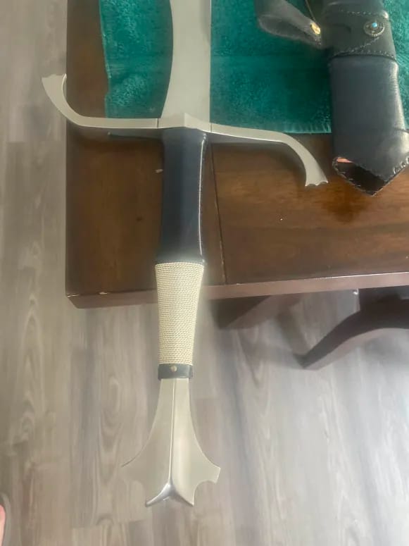 Customer photo review of The windlash Medieval Sabre