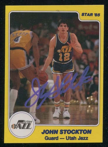 Customer photo review of John Stockton Autograph Signing