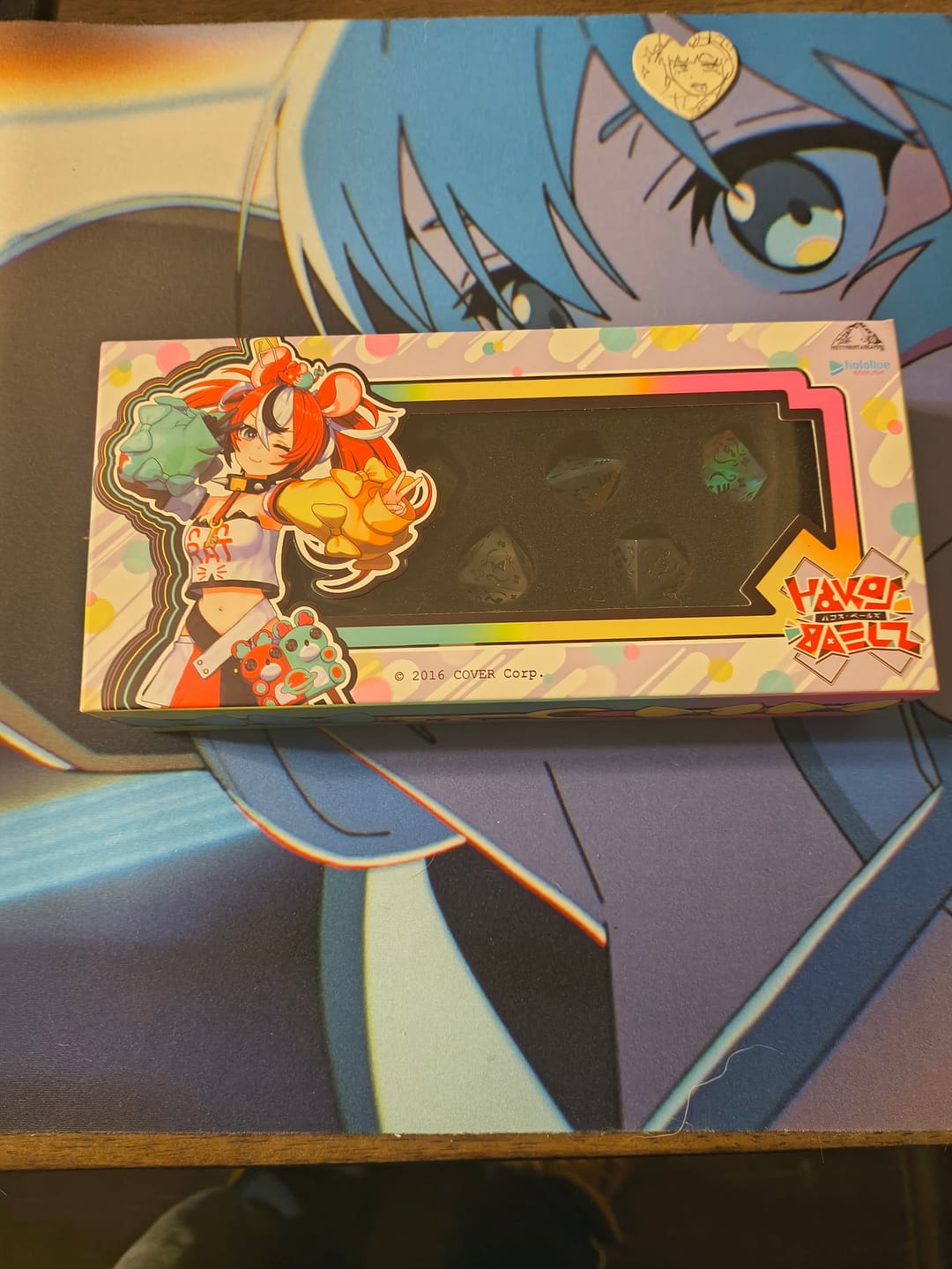 Customer photo review of Baelz Dice Set | hololive x MMG Exclusive