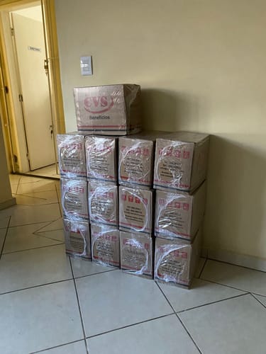 Customer photo review of Cesta Básica Econômica Plus