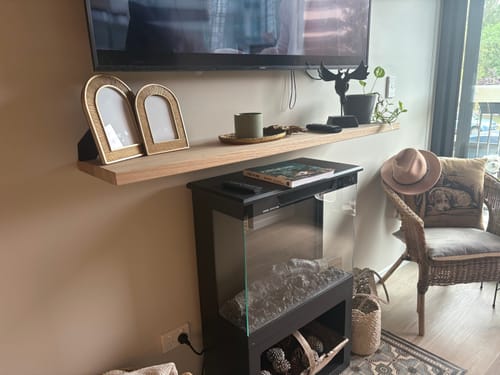 Customer photo review of Floating Shelf