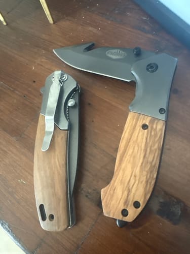 Customer photo review of HOLY GRAIL™ POCKET KNIFE