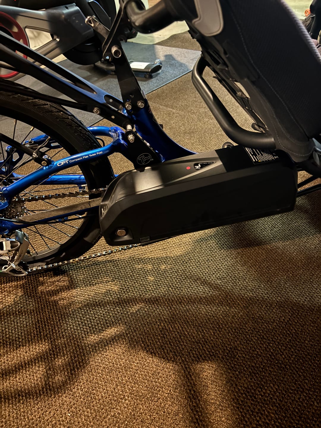 Customer photo review of ICE Configured Battery Mount - Suspended Trikes