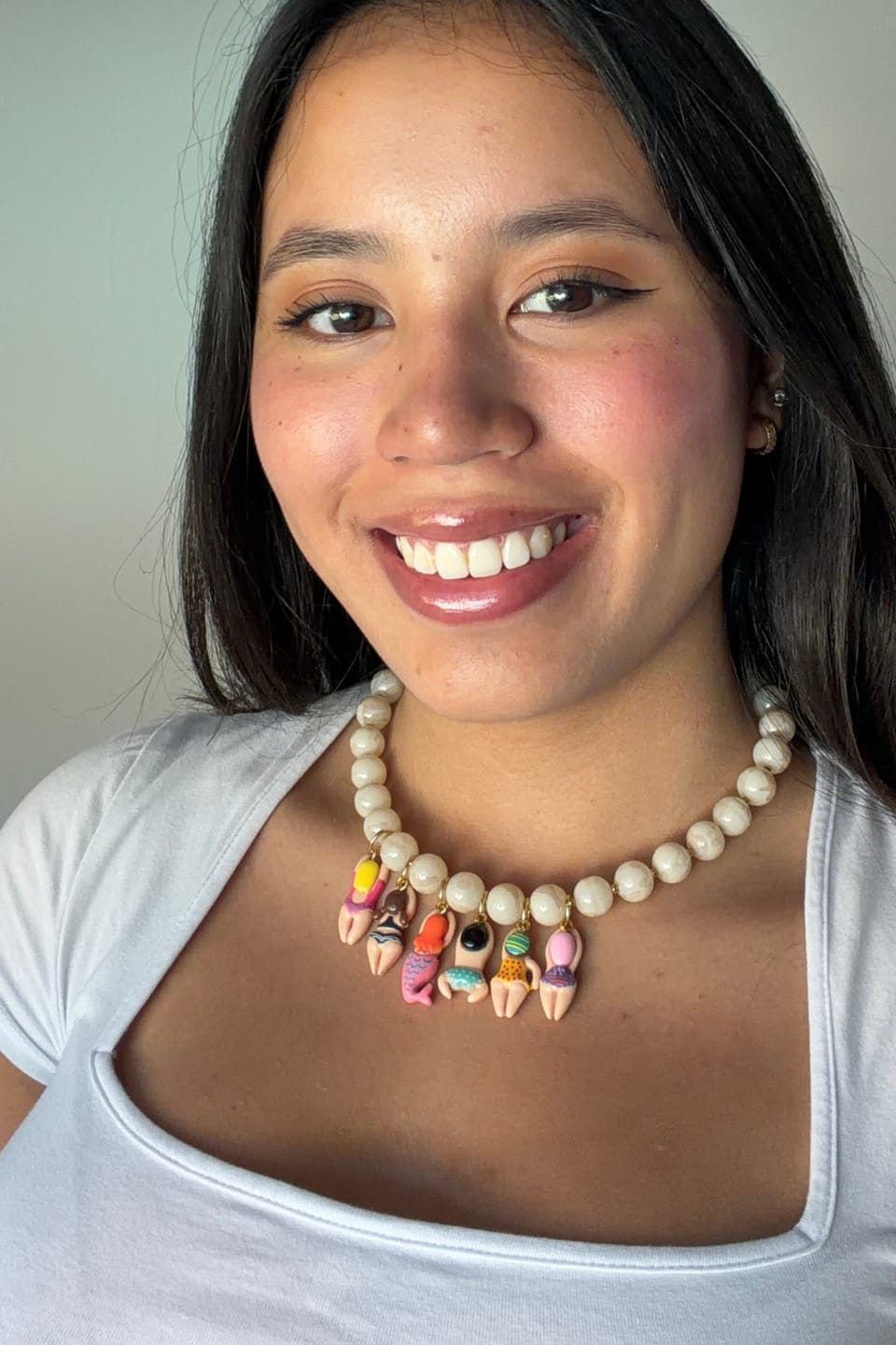 Customer photo review of Pool Party Necklace