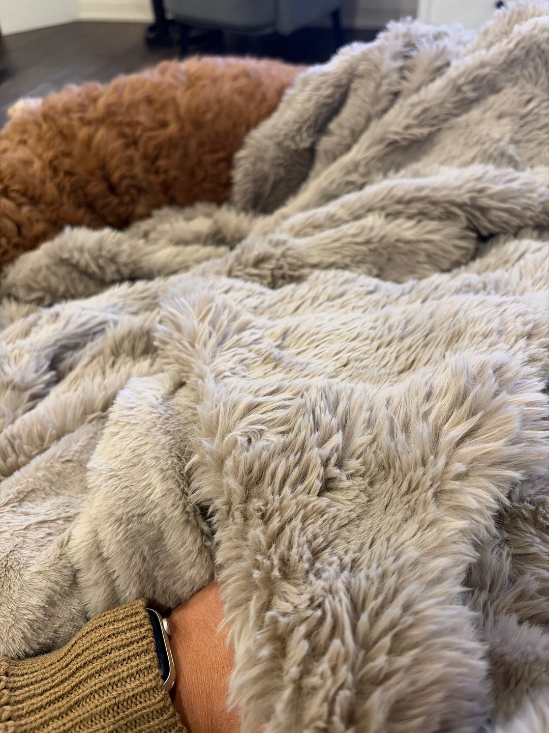 Customer photo review of Nordic Cozy Blanket