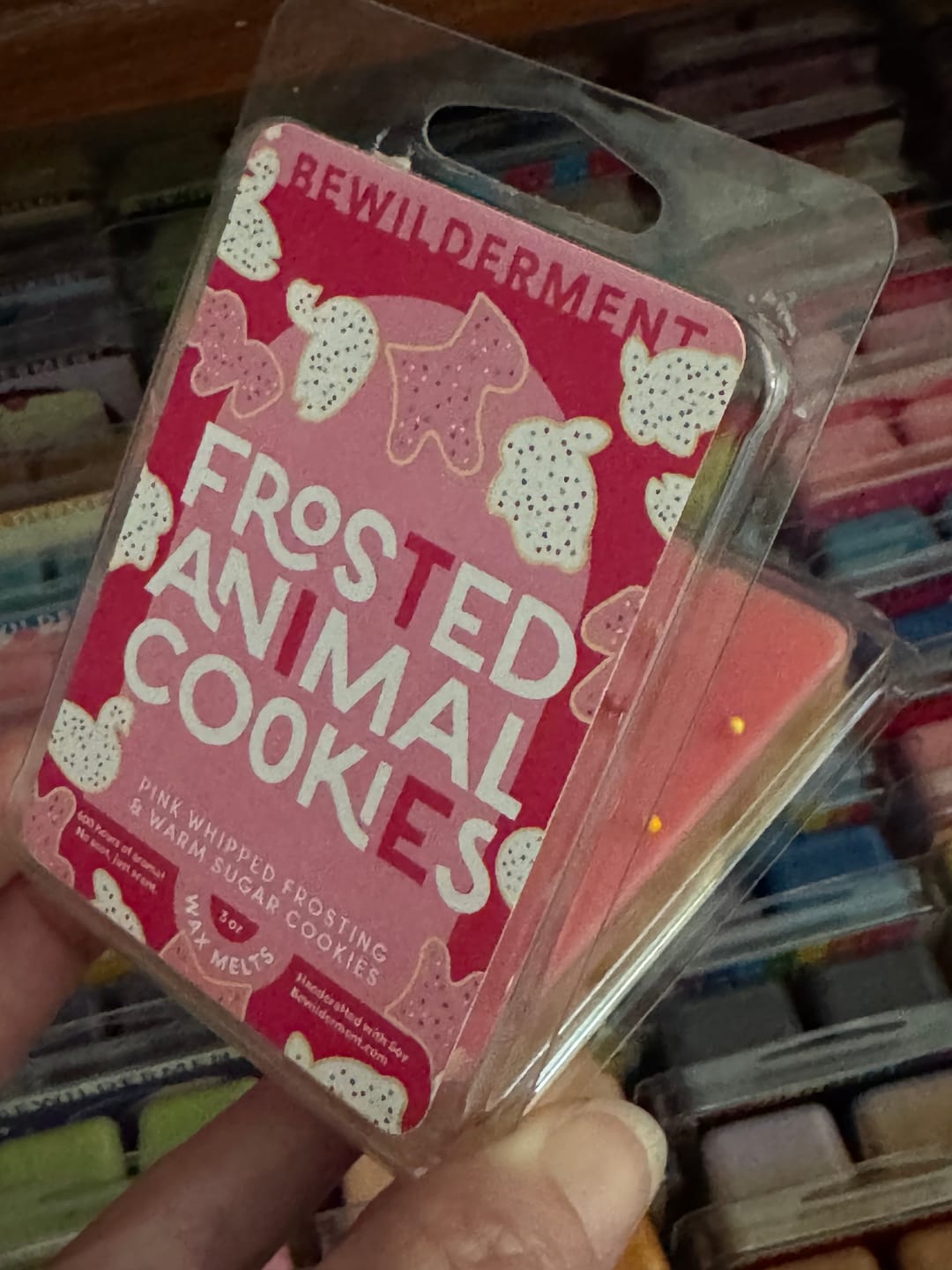 Customer photo review of Frosted Animal Cookies Wax Melts