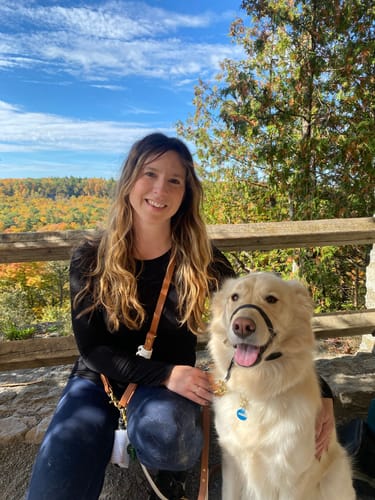 Customer photo review of Biothane Traffic Handle Dog Leash