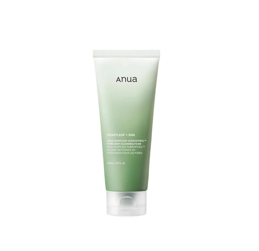 Customer photo review of Putiņas dziļai sejas mazgāšanai un attīrīšanai Anua Heartleaf Quercetinol Deep Pore Cleansing Foam
