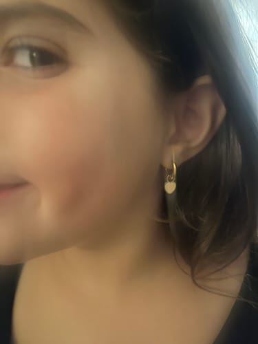 Customer photo review of Peachy Heart Charms