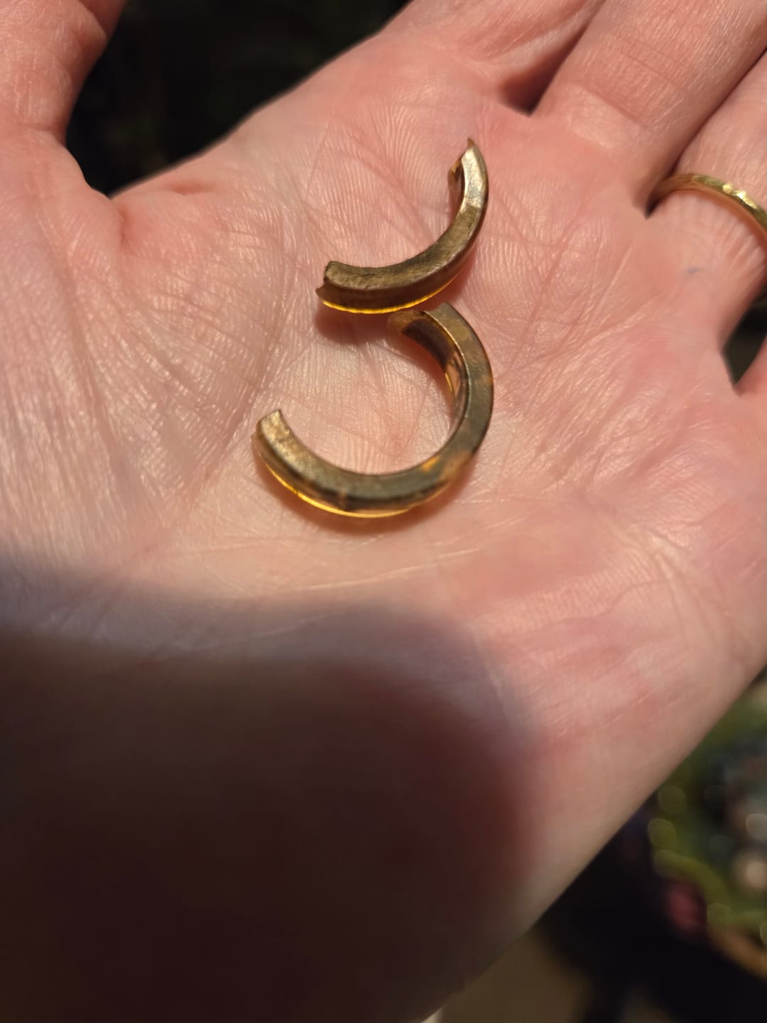 Customer photo review of Forest Soul Resin Ring