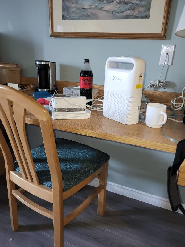 Customer photo review of VARON 5L Pulse Flow Portable Oxygen Concentrator VP-2
