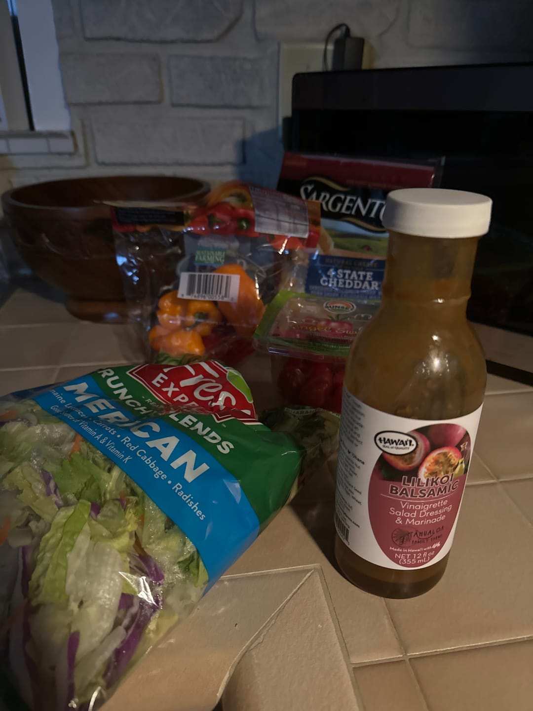 Customer photo review of Lilikoi Vinaigrette Dressing