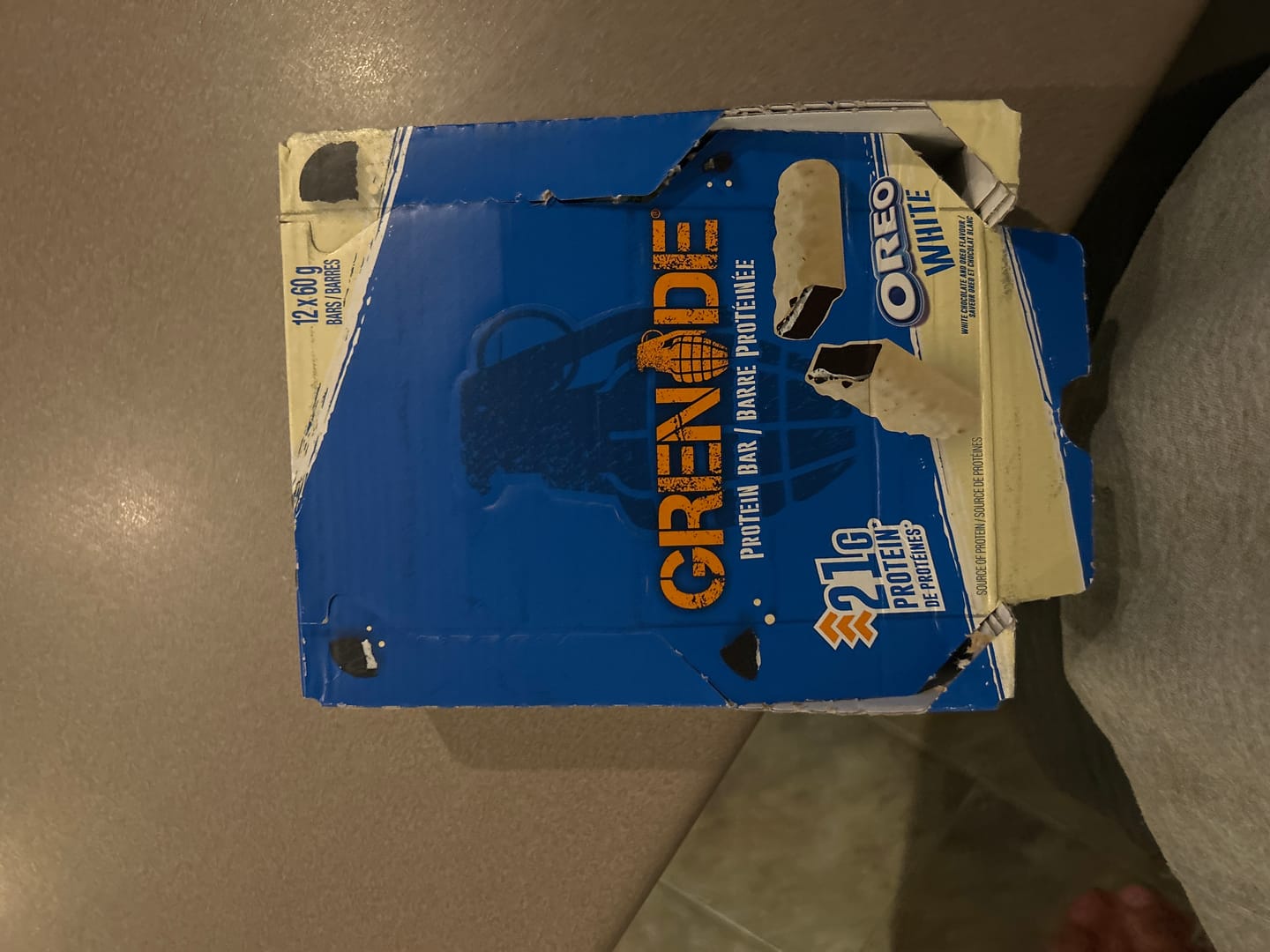Customer photo review of Grenade - Barre protéinée - 60g