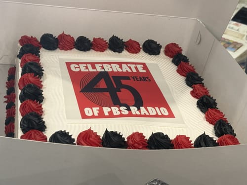 Customer photo review of A4 Rectangle Custom Edible Icing Image