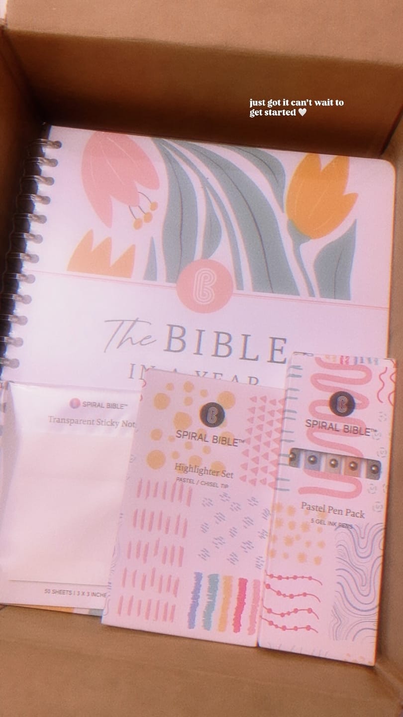 Customer photo review of Spiral Bible™ Highlighter Pack