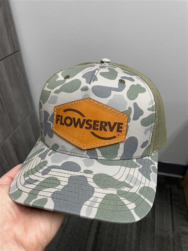Customer photo review of Five Panel Camo 112PFP - Custom Leather Patch Hat