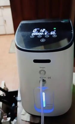 Customer photo review of VARON 1-8L/min Home Oxygen Concentrator VH-2 PRO