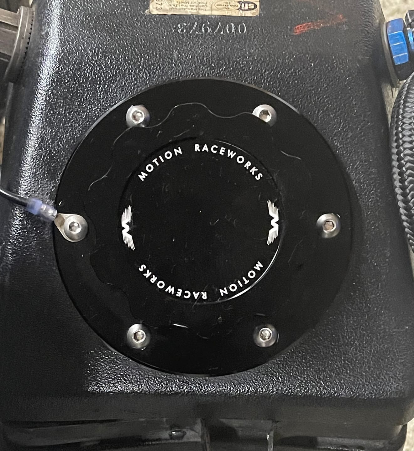 Customer photo review of Motion Billet Fuel Cap (Screw on) 6 bolt w/ Seal and Hardware 27-140