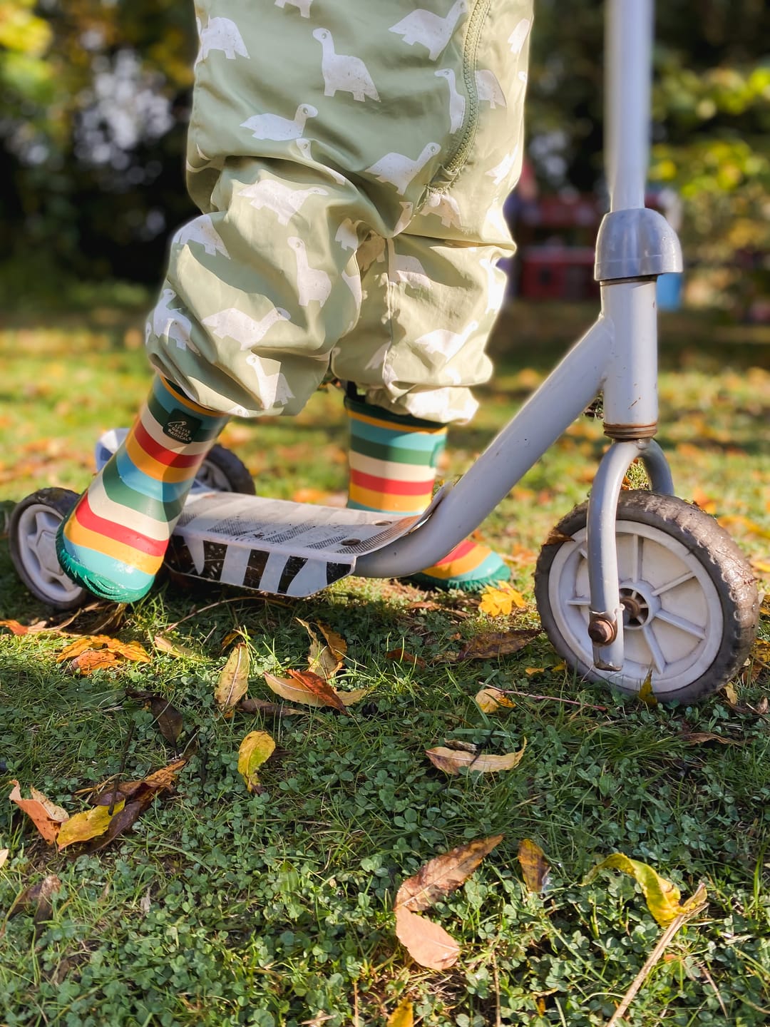 Customer photo review of Rainbow Classic Natural Rubber Rain Boots