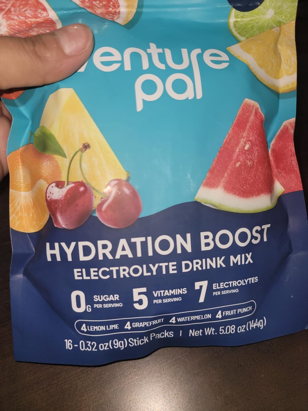 Customer photo review of Sugar Free Electrolyte Powder Packets