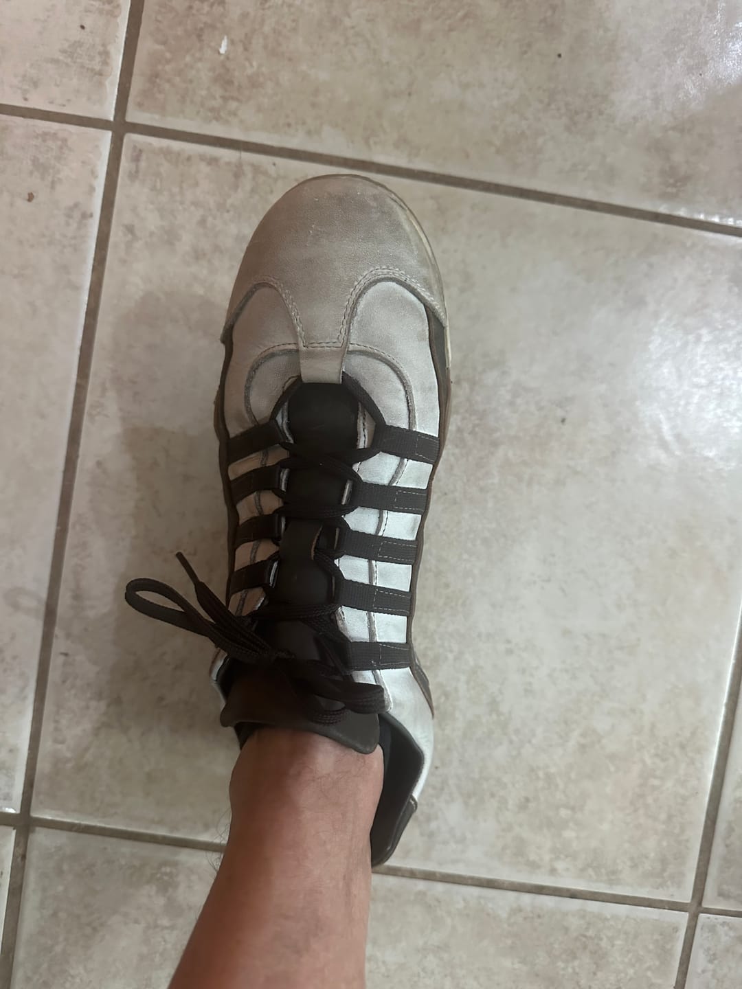 Customer photo review of Men's GrandPrix Sneaker in Off White