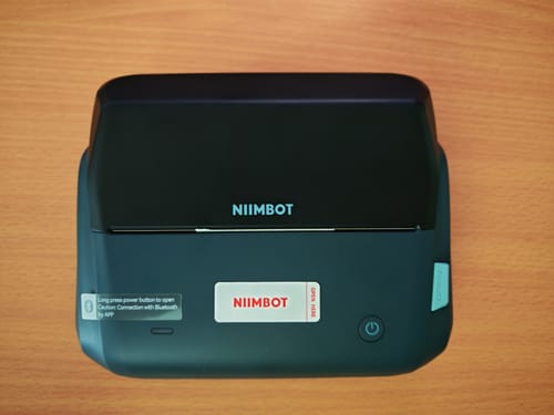 Customer photo review of NIIMBOT B4 Inkless Thermal Label Maker for Shipping Label, Idea for bussiness&offices
