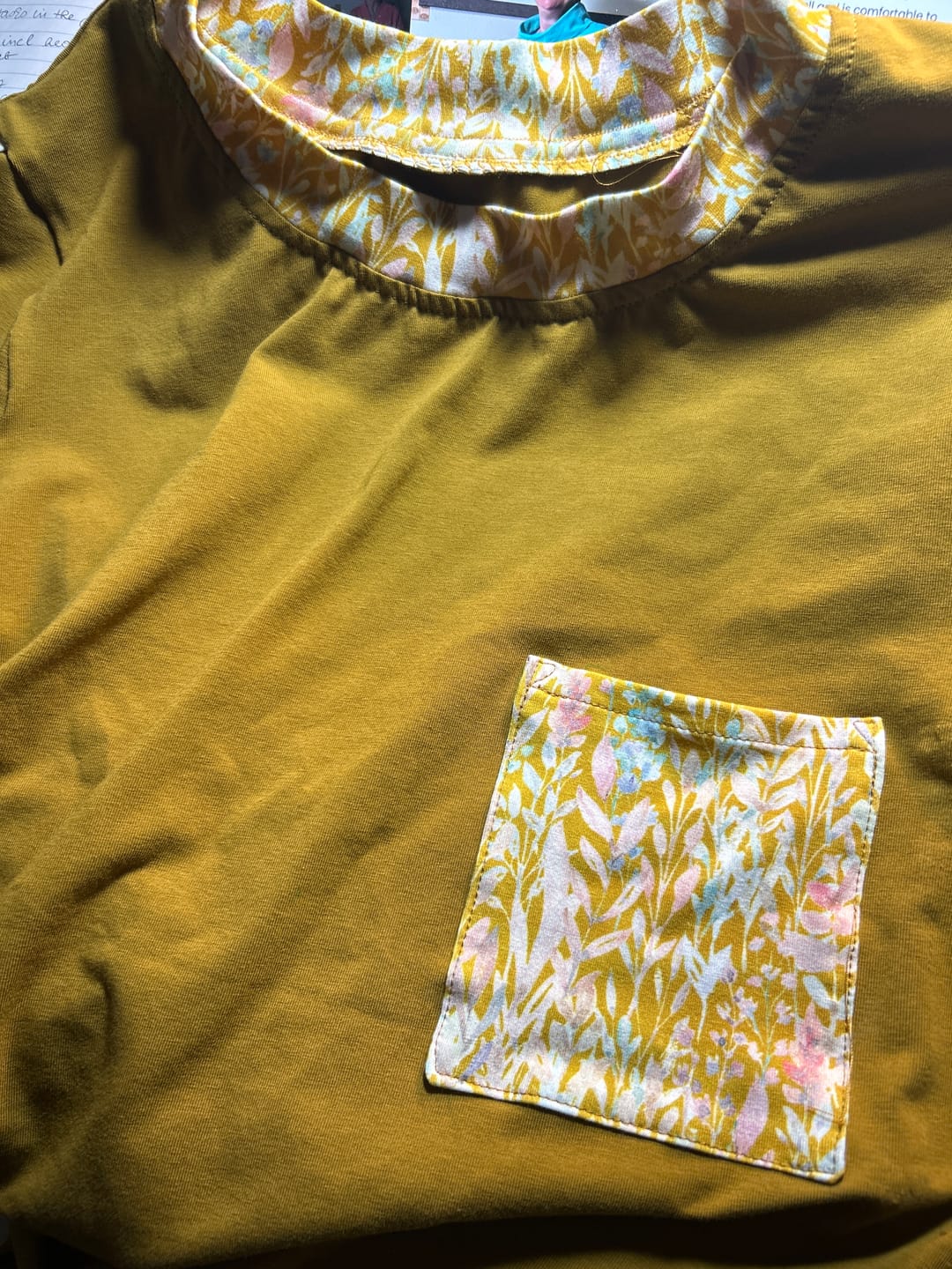 Customer photo review of Busy Gardens Cotton Jersey Fabric
