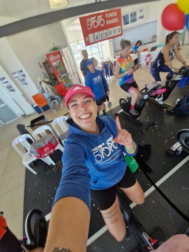 Customer photo review of High-Rise Pockets Shorts