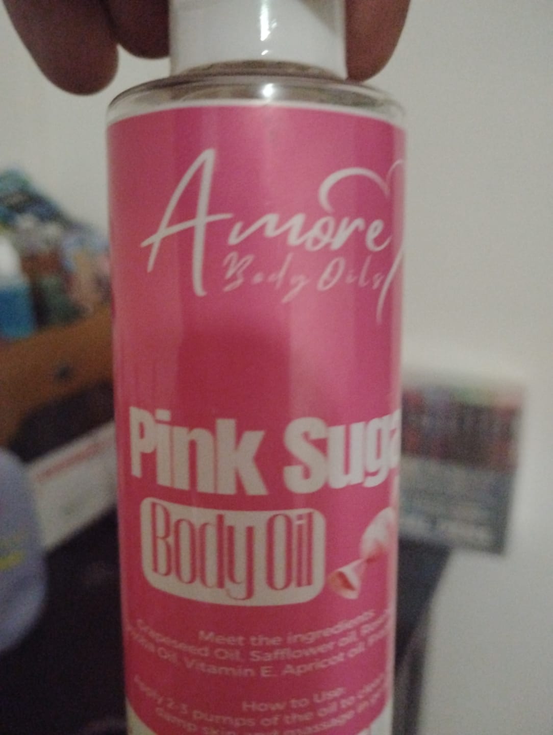 Customer photo review of Pink Sugar - Body Oil