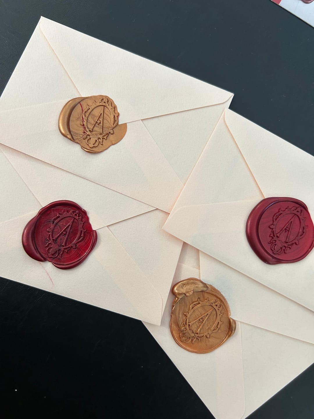 Customer photo review of Custom Wax Seal Stamp