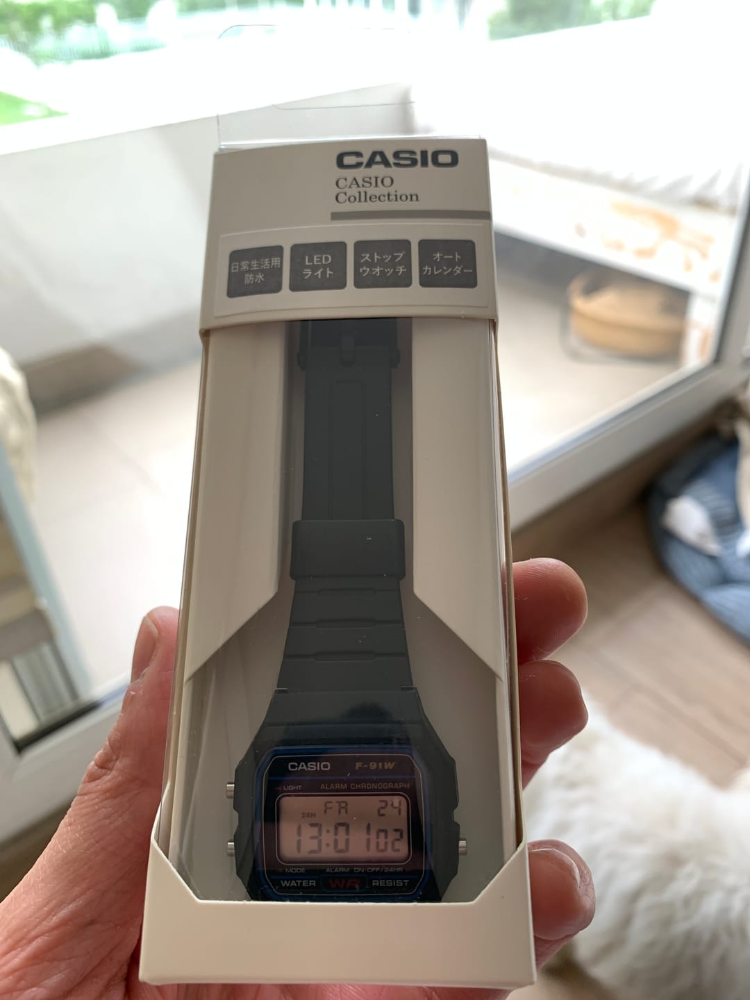 Customer photo review of Reloj Casio Vintage F-91W-1JH Packaging JDM
