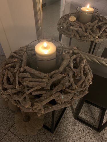 Customer photo review of LED Bloklys Ø 10 x 15 cm Sand