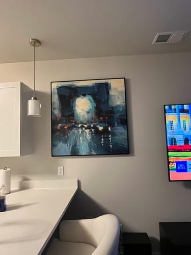 Customer review photo for Colorful Painting #CA174