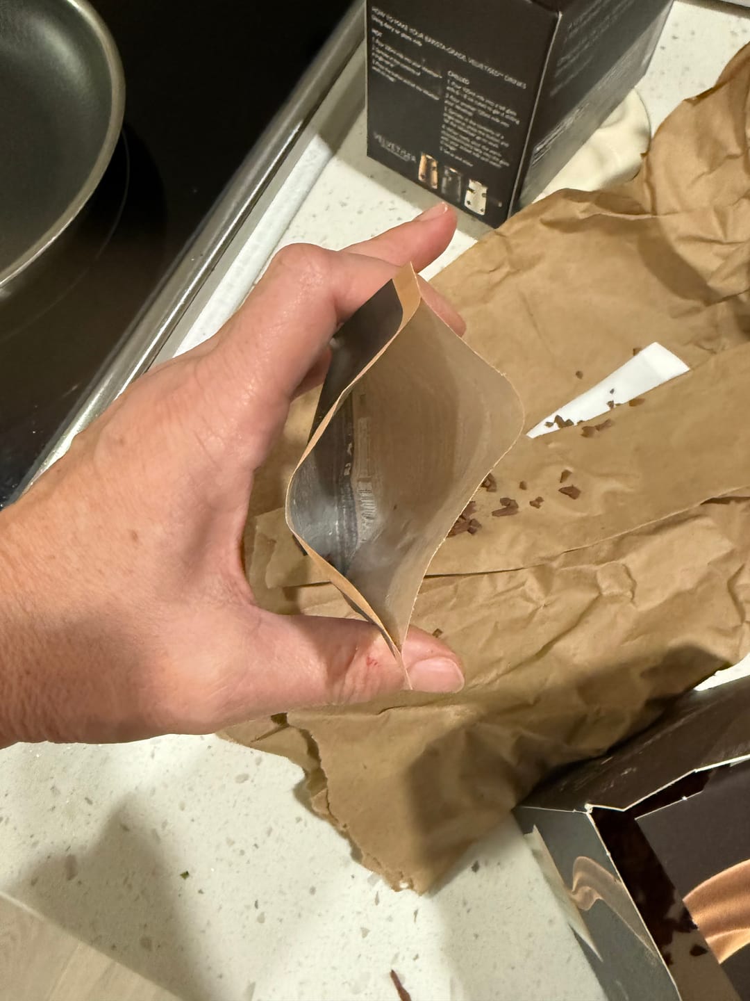 Customer photo review of Salted Caramel Hot Chocolate