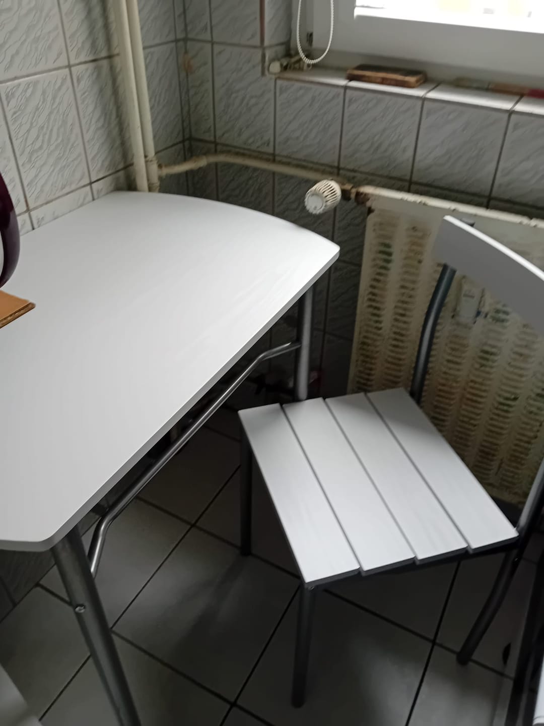 Customer photo review of Set masa si 2 scaune LANCE, gri/alb