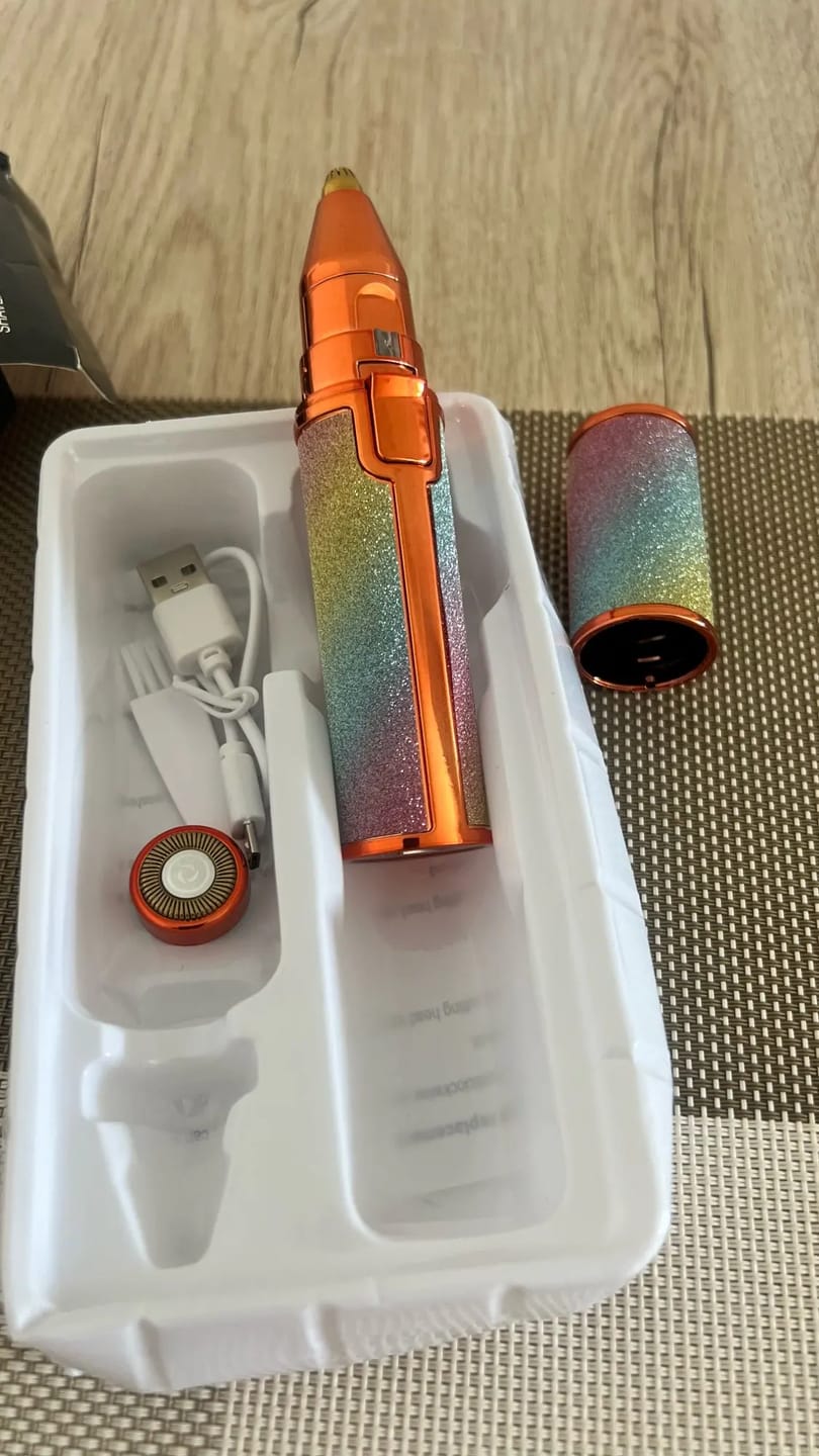 Customer photo review of 2 In 1 Rechargeable Flawless Eyebrow & Facial Hair Remover