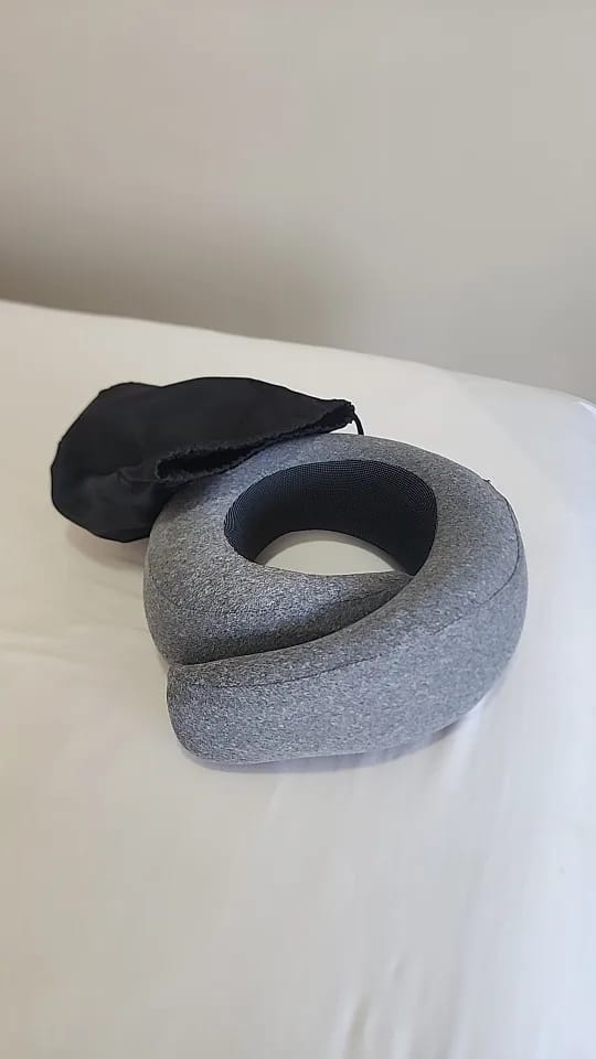Customer photo review of Memory Foam Travel Pillow