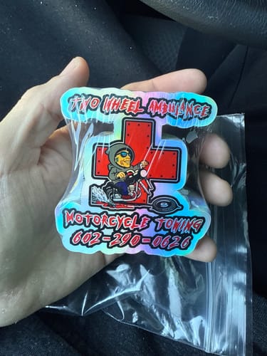 Customer photo review of Print Custom Stickers