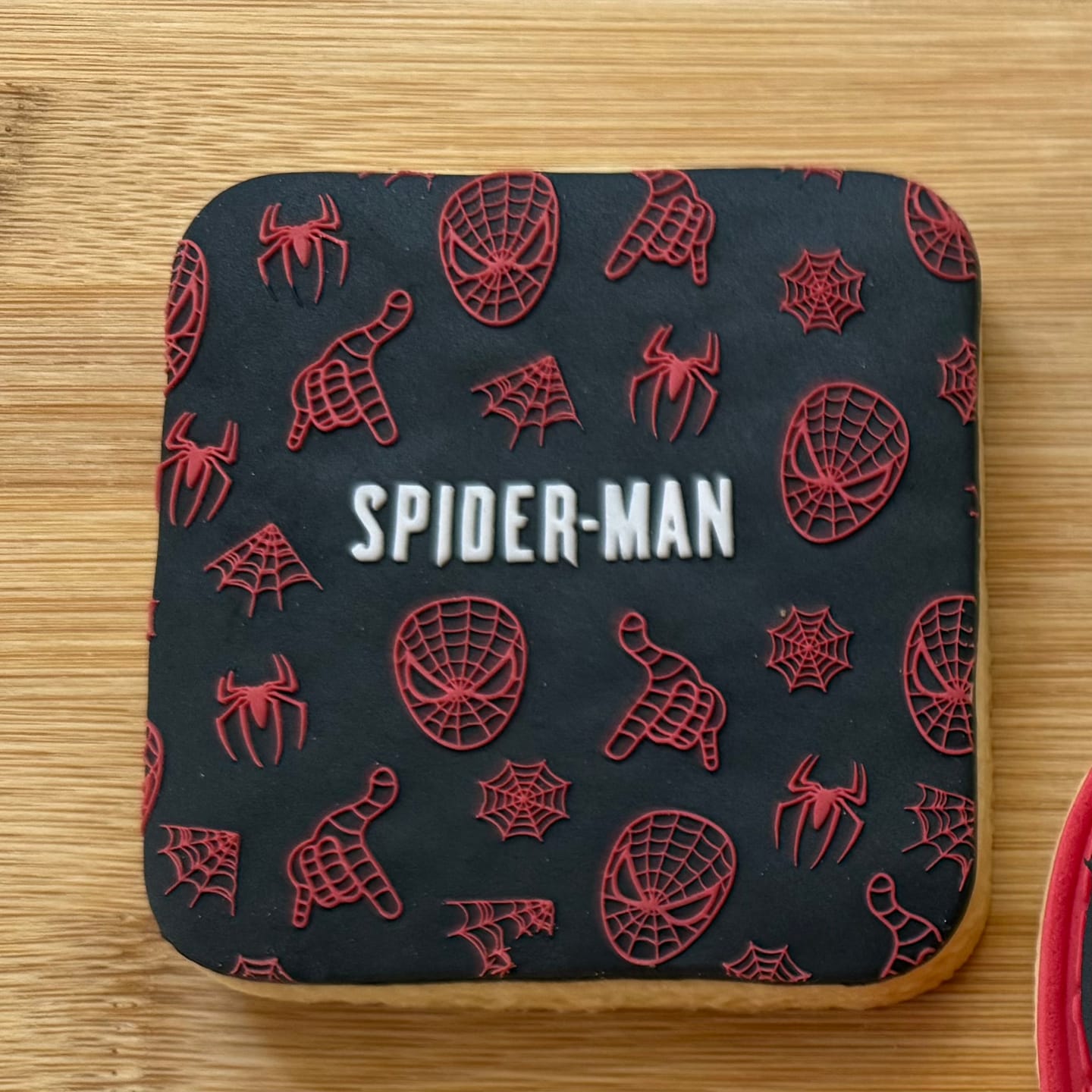 Customer photo review of Spiderman Pattern Plate