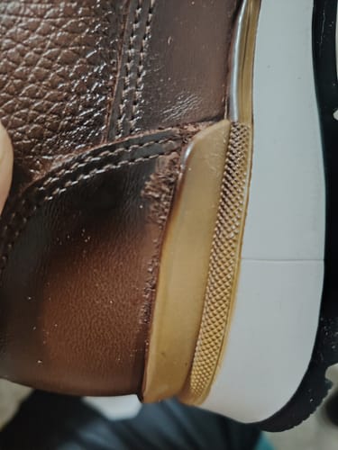 Customer photo review of Tenis de Piel Artesanales Hombre Toronto - Shedrón