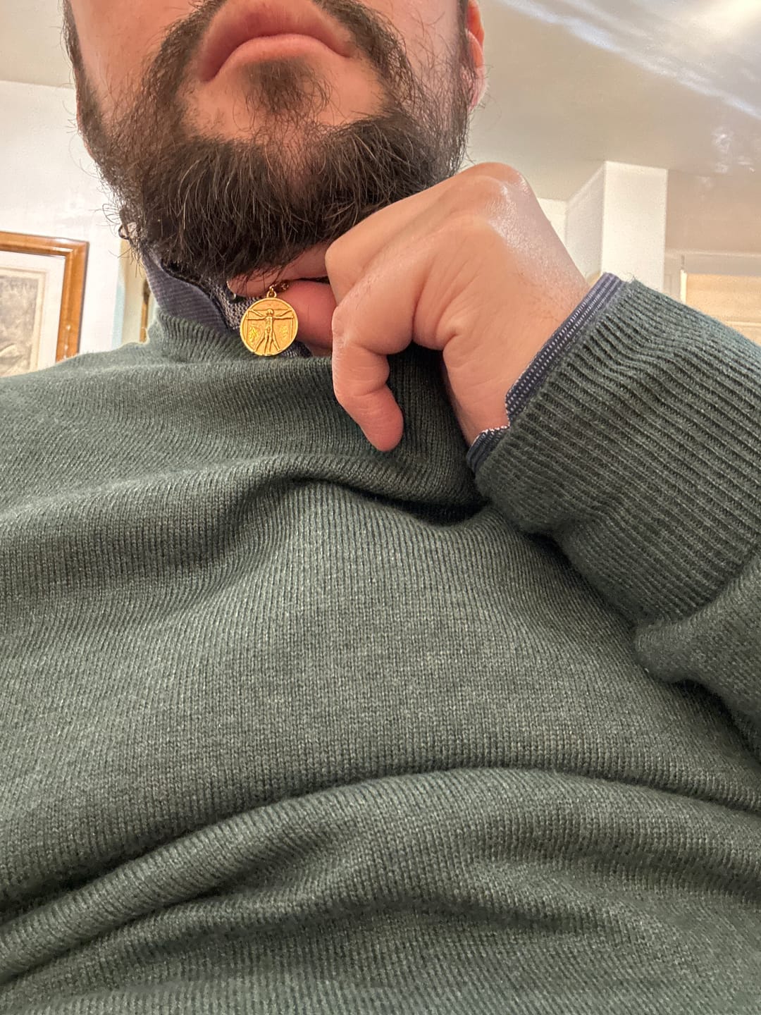 Customer photo review of Collar Formia Gold