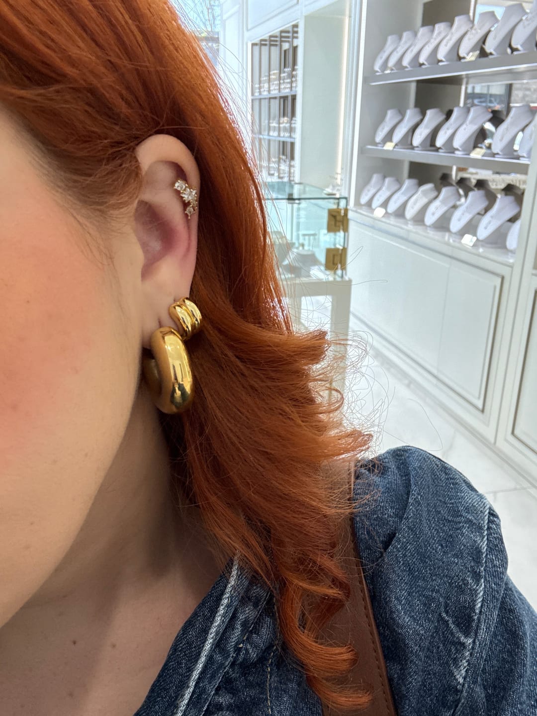 Customer photo review of Par Mini Semi Arracada Chunky