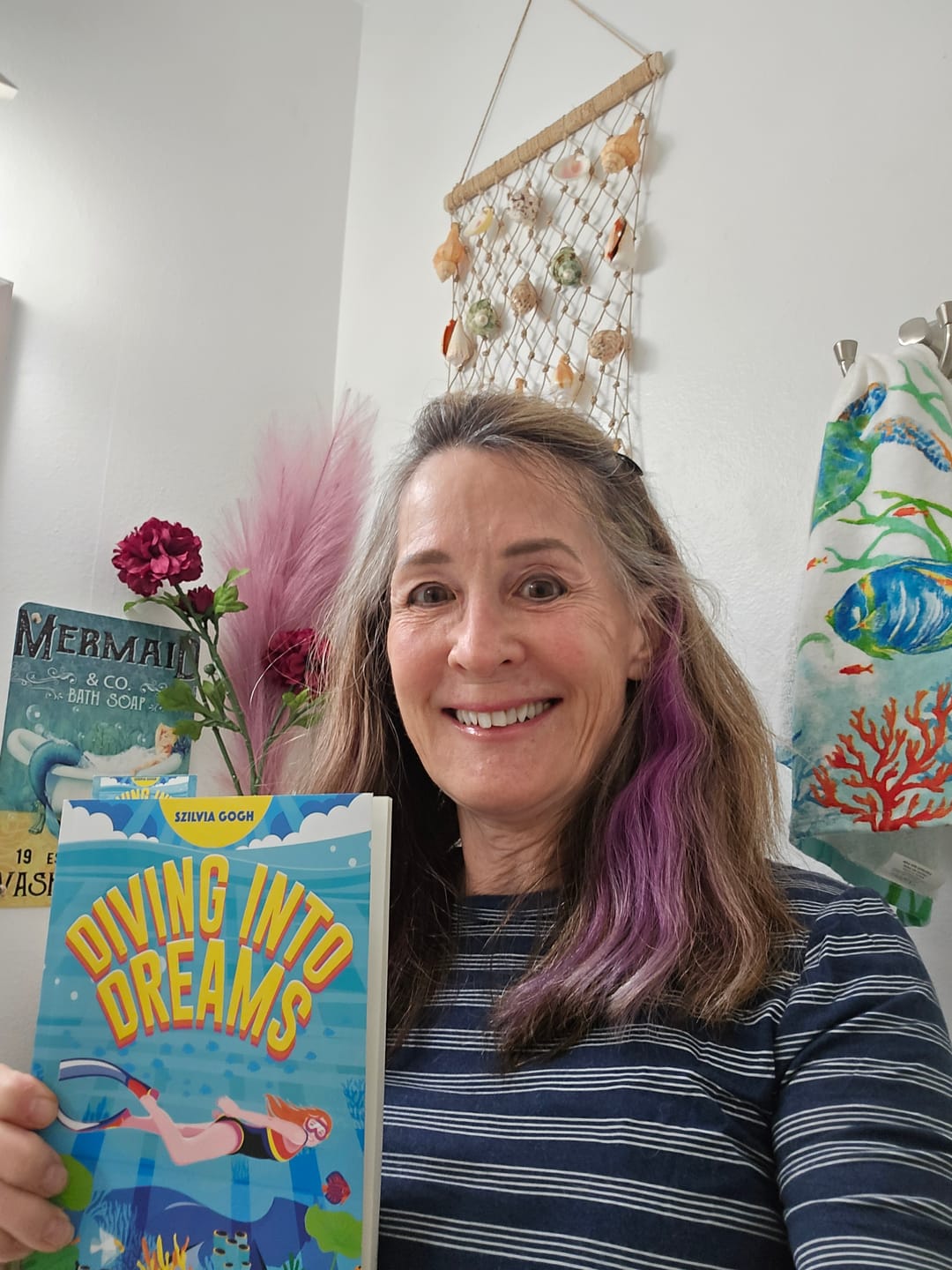 Customer photo review of Diving into Dreams - Signed Copy