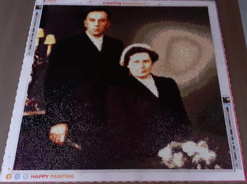 Customer photo review of Eigen Foto Diamond Painting