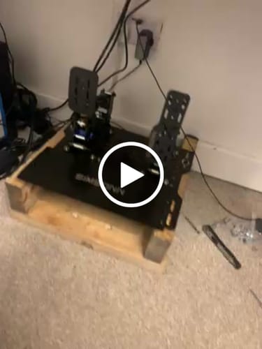 Customer video review of Simsonn Plus X Racing Simulation Pedal with Haptic Reactor Optional