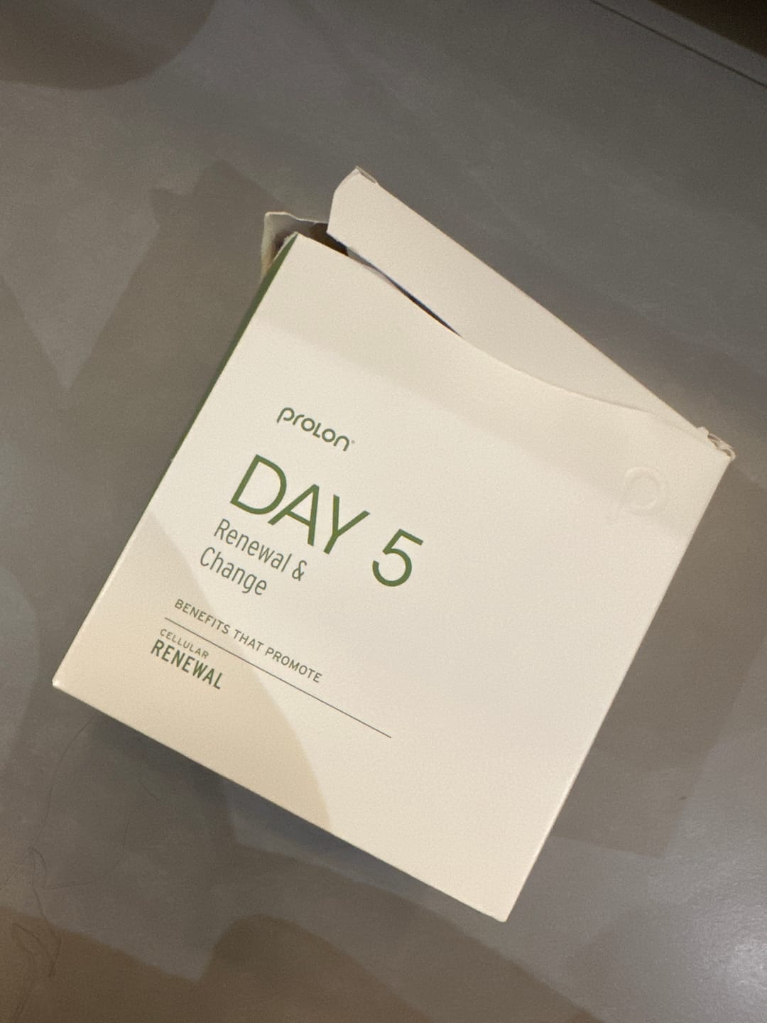 Customer photo review of Prolon 5-day anti-aging & weightloss program