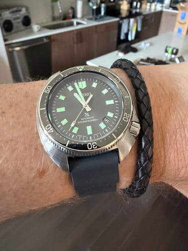 Customer photo review of Divecore - American FKM - HP Professional Diving Watch Strap - Black